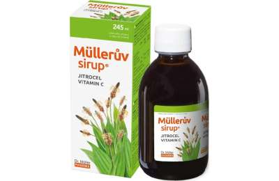 Müllerův sirup s jitrocelem a vitaminem C 245 ml